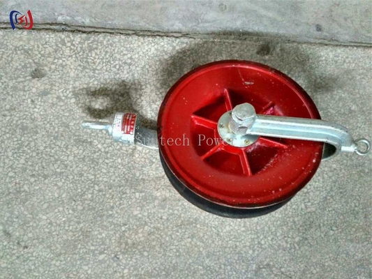 Outils de raccordement des conducteurs Poulie anti-levé pour le déploiement du fil lisse et du conducteur