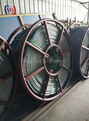 Cable galvanisé à haute résistance pour la construction de lignes électriques
