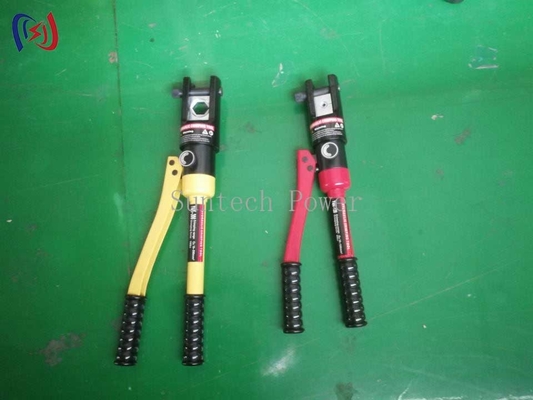 Outil hydraulique professionnel de crimping avec pompe intégrée pour connecteurs électriques