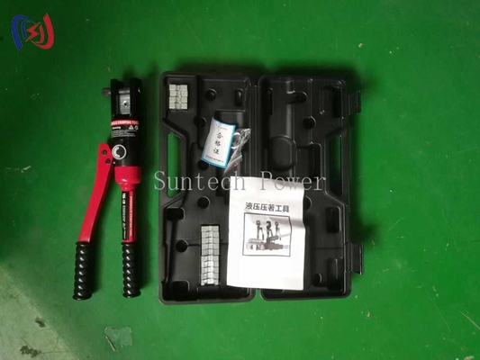 Outil hydraulique professionnel de crimping avec pompe intégrée pour connecteurs électriques