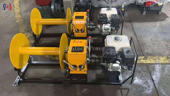 Winch de traction de câbles de capacité 5T pour l'installation de câbles aériens souterrains