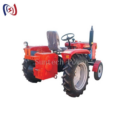 Treuil forestier agricole robuste de 4 tonnes, attelé à un tracteur