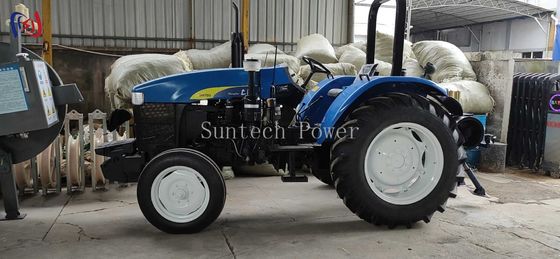 Treuil forestier agricole robuste de 4 tonnes, attelé à un tracteur