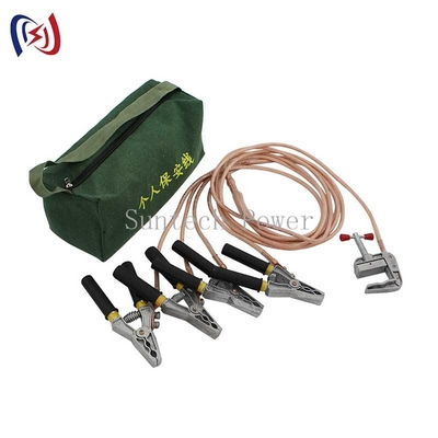 Kit de fil de mise à la terre de sécurité industrielle avec sac de rangement durable pour un transport facile​