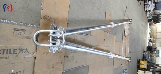 Poteaux de génie tubulaire en forme de A pour la construction de tours de transmission