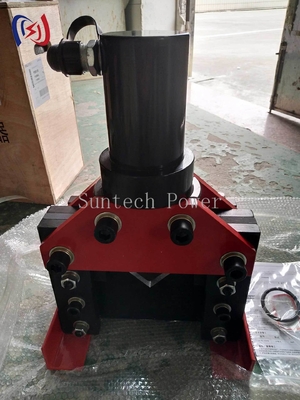 Coupe-acier d'angle hydraulique - Outil professionnel pour la fabrication de charpentes métalliques