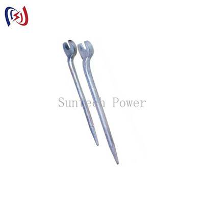 Clé plate à bout ouvert avec queue pointue pour espaces restreints M8-M42