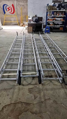 Échelle en alliage d'aluminium 2,5-7M 150 kg Capacité industrielle