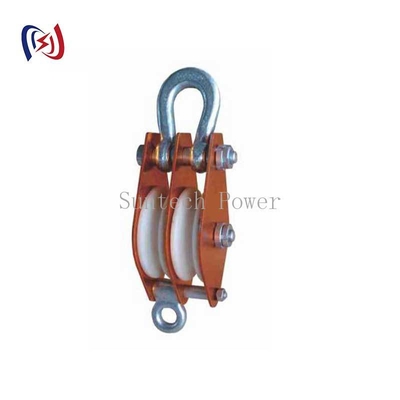 Palan de levage en aluminium avec réa en nylon, charge de 10-100KN