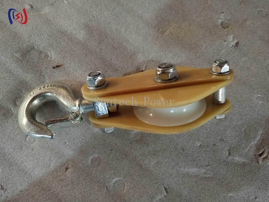 Palan de levage isolé Plaque en résine époxy Poulie en nylon 5-50KN