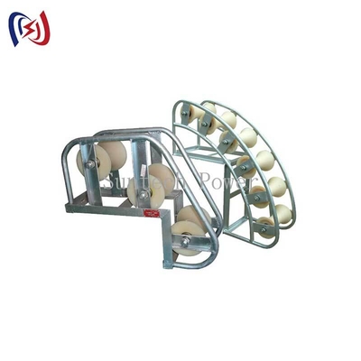 Rouleau de tête de puits de câble SH130S Charge de 10KN pour le tirage de câbles