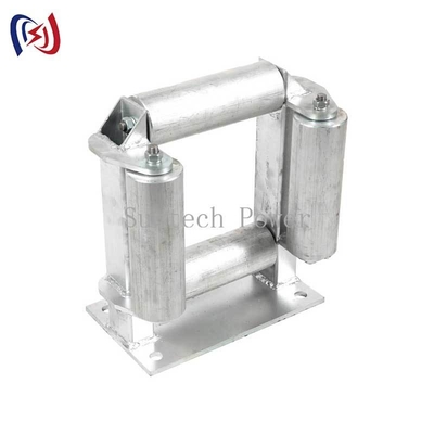 Rouleau de câble encadré 180mm Charge 20KN 4 Rouleaux SHD4K180