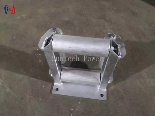 Rouleau de câble encadré 180mm Charge 20KN 4 Rouleaux SHD4K180