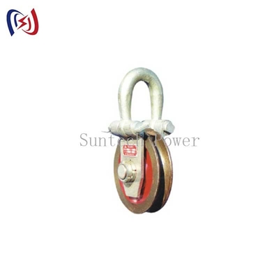 Poulie de levage robuste 50-80KN pour travaux de services publics