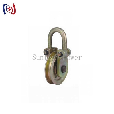 Poulie de levage robuste 50-80KN pour travaux de services publics
