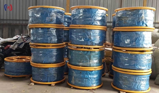 Câble d'acier tressé anti-torsion 9-42mm pour la construction de lignes électriques