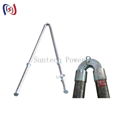 Poteaux de gin tubulaires en forme de A LBGR120A pour la construction de tours de transmission