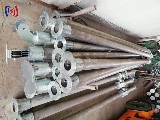 Poteaux de gin tubulaires en forme de A LBGR120A pour la construction de tours de transmission