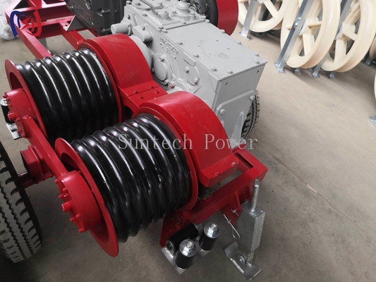 6.3-9KW double treuil de tambour pour la construction de lignes électriques JJCS-50J