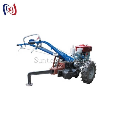 15 chevaux tracteur à marche treuil 1040 mm base de roue pour la construction de lignes électriques