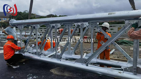 Plateau de câbles pour tuyaux en acier Garantie d'un an pour le support de la ligne électrique