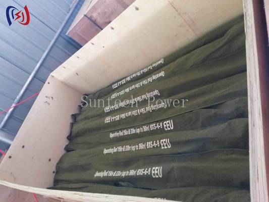 Barre de commutation isolée haute tension avec tension nominale de 10 à 500 kV 3-8 M de longueur totale et 3-4 nœuds pour une commutation électrique sûre