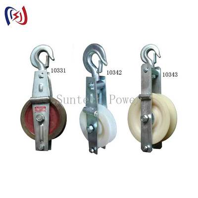 Poulie de Tirage de Fil de Mise à la Terre Robuste avec Charge Nominale de 5kn-150kn et Dimensions de Gorge de 660x560x100mm pour la Construction de Réseaux