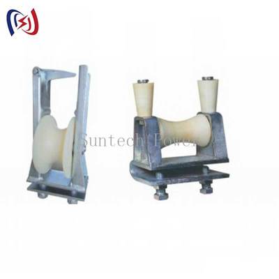 Poulie de Tirage pour Câbles Haute Tension avec Réa en Nylon et Dimensions de Réa Personnalisées pour Applications de Lignes Électriques Aériennes