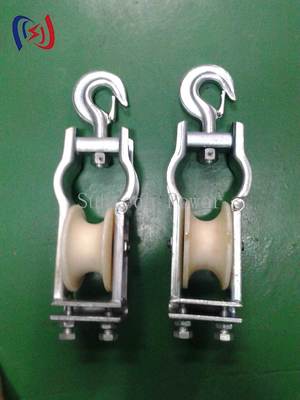 Poulie de Tirage de Conducteur Durable avec Dimensions de Gorge de 660*560*100mm, Durée de Vie d'un An, et Conducteur Max LGJ1250 pour les Travaux de Construction