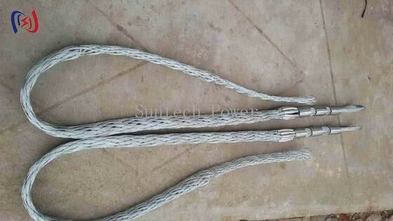 Joints de manchon en treillis conducteur flexibles et à haute résistance avec résistance aux vibrations pour les lignes électriques aériennes