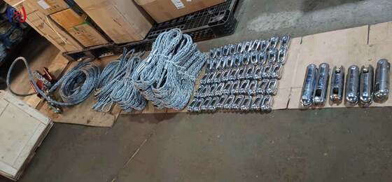 Joints de chaussette à mailles de câbles flexibles de haute résistance avec résistance aux vibrations pour les applications de câbles électriques