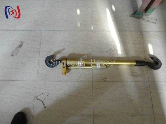 Fermeture à rouleaux en alliage d'aluminium à double crochet résistant à la corrosion, légère, avec une charge nominale de 10 à 50 KN pour la tension des lignes aériennes