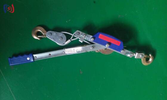 Treuil à levier à cliquet de charge nominale 10-40KN avec avantage mécanique et contrôle incrémentiel précis pour la construction de centrales électriques