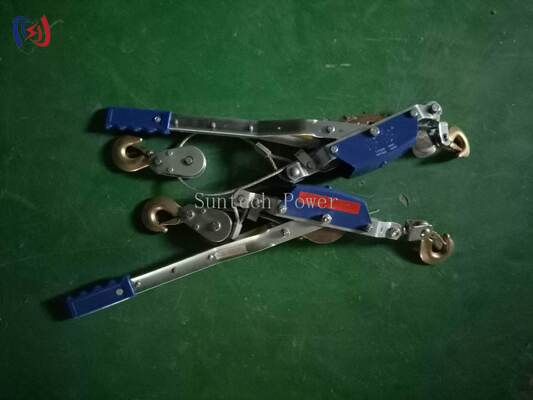 Treuil à levier à cliquet de charge nominale 10-40KN avec avantage mécanique et contrôle incrémentiel précis pour la construction de centrales électriques