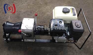 Treuil rapide haute vitesse avec force de traction de 3-5T et vitesse de traction de 5-24m/min pour les travaux sur les lignes électriques