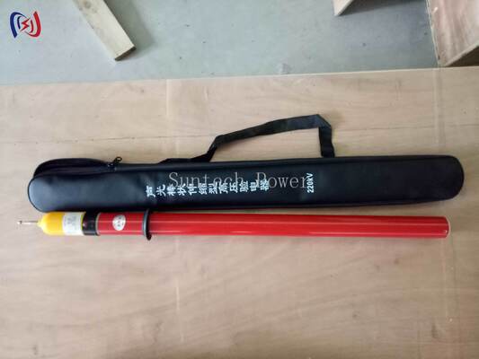 Électroscope haute tension pour tests sur ligne sous tension avec une tension nominale de 10-500 kV et un fonctionnement sans contact pour une indication claire de la tension