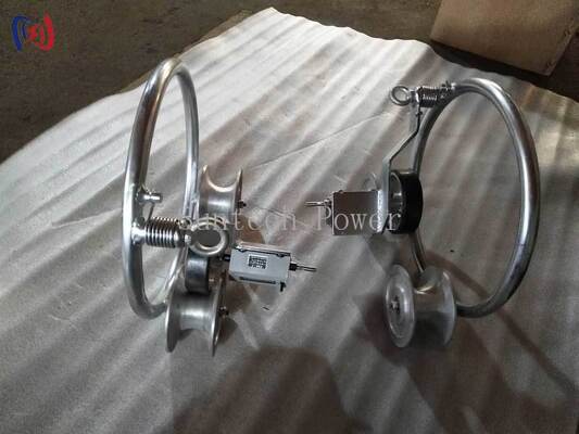 Appareil portable de mesure de longueur de conducteur pour utilisation sur le terrain avec un diamètre de câble maximal de 50 mm