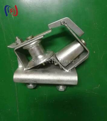 Bloc de câblage de coin vers le ciel pour les rotations de 90 degrés du conducteur avec une charge nominale de 5KN dans la construction de lignes électriques urbaines