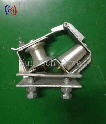 Bloc de câblage de coin vers le ciel pour les rotations de 90 degrés du conducteur avec une charge nominale de 5KN dans la construction de lignes électriques urbaines