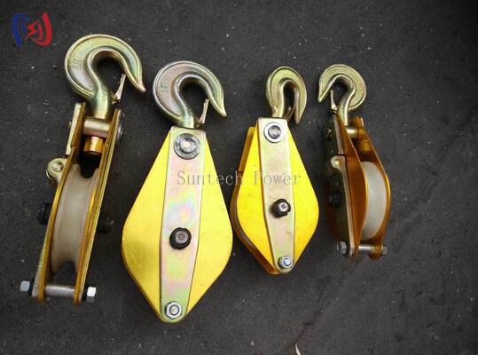 Appareil de levage léger en alliage d'aluminium avec faisceau de nylon et charge nominale de 10 à 100 KN pour les travaux électriques aériens