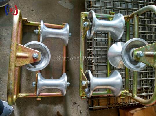 Tri-Sheave professionnel pour la protection contre les courbes à 90 degrés avec une charge nominale de 10KN et une conception résistante à la corrosion