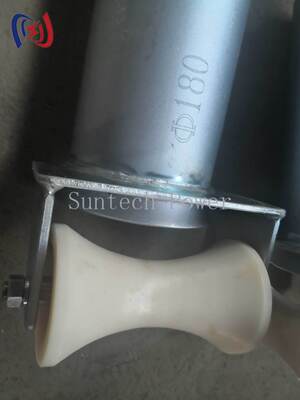 Rouleau de protection de l'entrée du câble de la série D avec un diamètre de tube de 80 à 200 mm pour le tirage du câble résistant à la corrosion et à faible frottement