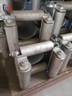 Rouleau de câble encadré professionnel avec un diamètre maximal de câble de 180 mm, une charge nominale de 20KN et une conception résistante à la corrosion pour une installation souterraine