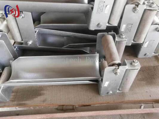 Rouleau de câble encadré professionnel avec un diamètre maximal de câble de 180 mm, une charge nominale de 20KN et une conception résistante à la corrosion pour une installation souterraine