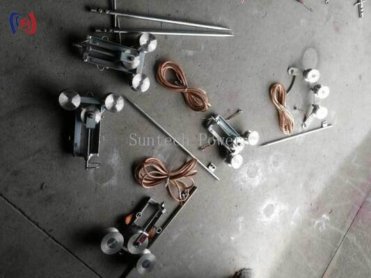 Bloc de mise à la terre professionnel de courant maximum de 100 A avec un diamètre inférieur de 50 mm et un matériau en acier moulé pour une mise à la terre électrique sécurisée