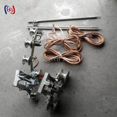 Bloc de mise à la terre professionnel de courant maximum de 100 A avec un diamètre inférieur de 50 mm et un matériau en acier moulé pour une mise à la terre électrique sécurisée