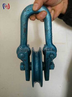 Bloc de point de levage professionnel avec une charge nominale de 50-80KN et un diamètre de faisceau de 160-190 mm pour le levage sûr de la tour de transmission