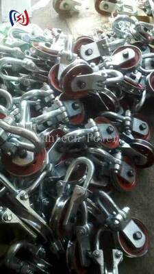 Bloc de point de levage professionnel avec une charge nominale de 50-80KN et un diamètre de faisceau de 160-190 mm pour le levage sûr de la tour de transmission