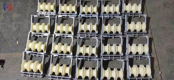 Bloc de câblage à trois faisceaux lourds pour l'installation de conducteurs à faisceau avec une charge nominale de 5KN