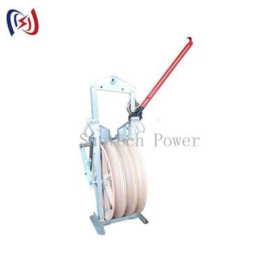 Bloc de cordes pour hélicoptère professionnel avec Φ508×75 faisceau et 1-5 faisceaux pour l'installation de conducteurs aériens